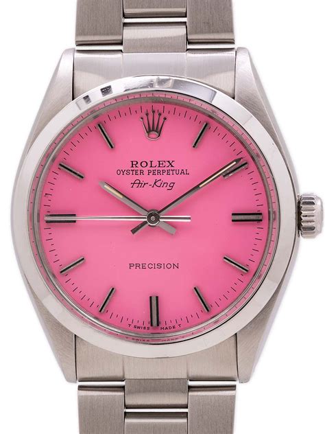 Rolex Air King Pink Dial 